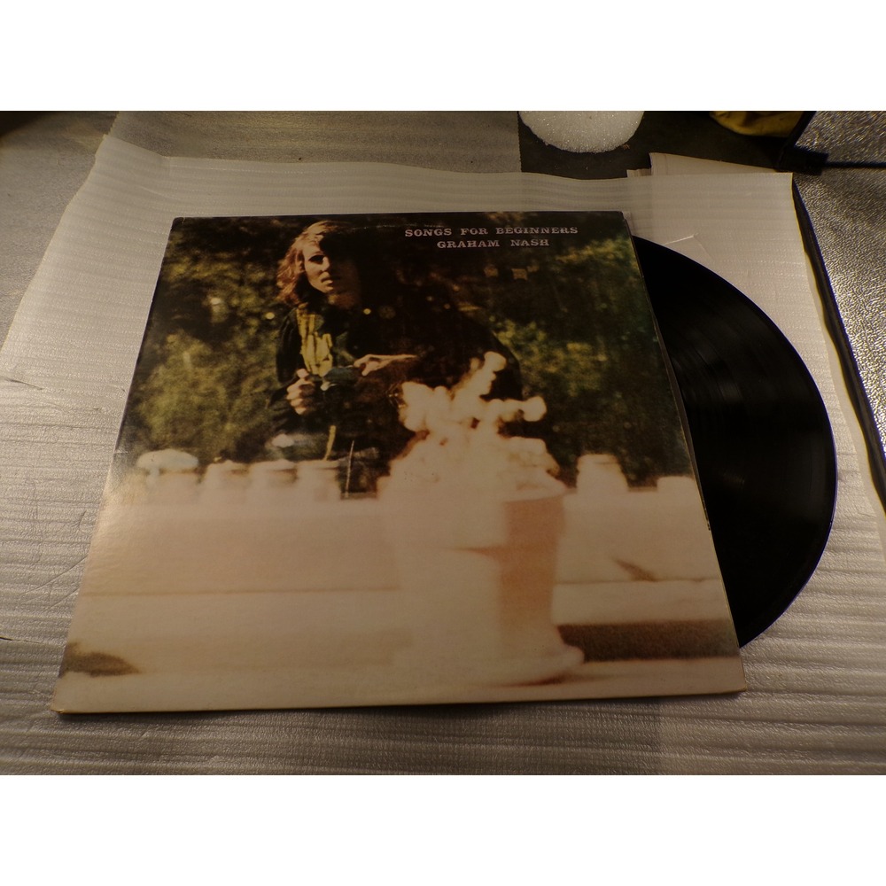 Graham Nash Songs For Beginners Vinyl LP 1971 Atlantic SD 7204 Folk Rock Record